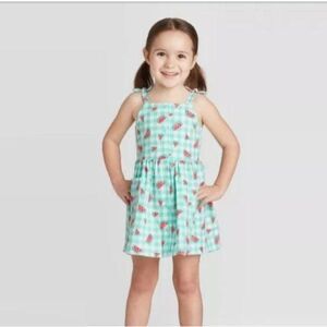 NWT 18mo Cat & Jack Watermelon Tank Dress